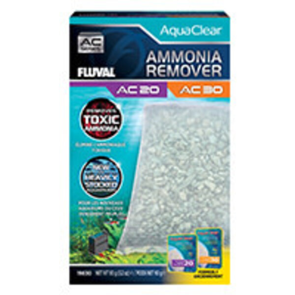 Fluval Fluval Ammonia Remover for AquaClear AC20/AC30 Power Filter, 3.2 oz / 90 g