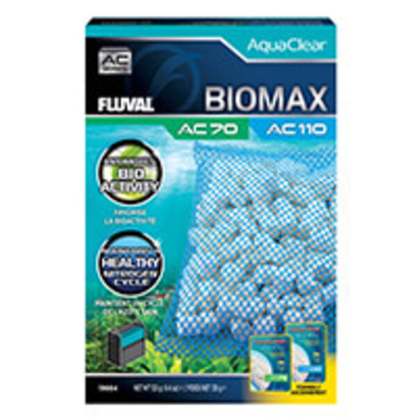 Fluval Fluval BIOMAX for AquaClear AC70/AC110 Power Filter, 4.4 oz / 125 g