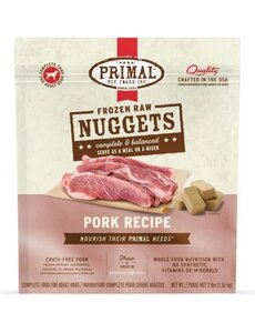 Primal Pet Foods Inc. Primal Frozen Pork Nuggets for Dogs 3LB