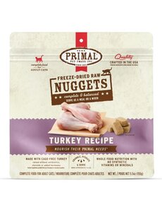 Primal Pet Foods Inc. Primal Freeze-Dried Nuggets Feline Turkey Formula 5.5oz