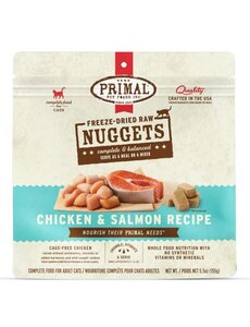 Primal Pet Foods Inc. Primal Freeze-Dried Nuggets Feline Chicken & Salmon Formula 5.5oz