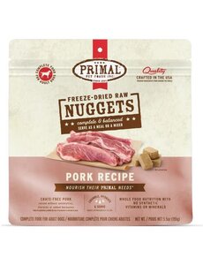 Primal Pet Foods Inc. Primal Freeze-Dried Nuggets Canine Pork Formula 5.5oz