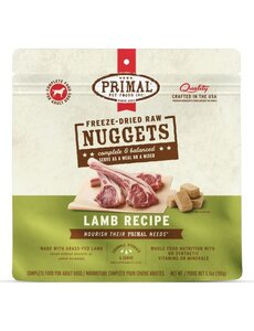 Primal Pet Foods Inc. Primal Freeze Dried Nuggets For Dogs Lamb Formula