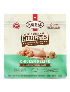 Primal Pet Foods Inc. Primal Freeze Dried Nuggets For Dogs Chicken Formula