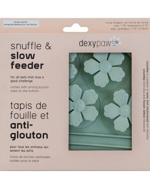 Dexypaws DexyPaws Snuffle & Slow Feeder Flowers Sage Green