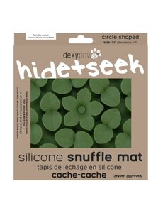 Dexypaws DexyPaws Hide + Seek Snuffle Mat Army Green