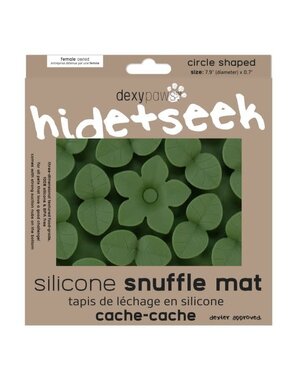 Dexypaws DexyPaws Hide + Seek Snuffle Mat Army Green
