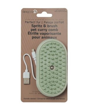 Dexypaws Dexy Paws Perfect Fur Spritz & Brush Curry Comb