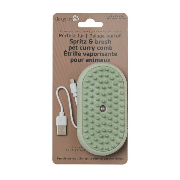 Dexypaws Dexy Paws Perfect Fur Spritz & Brush Curry Comb