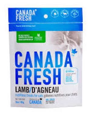 PetKind Canada Fresh Lamb Air-Dried Nutritious Cat Treats 3oz