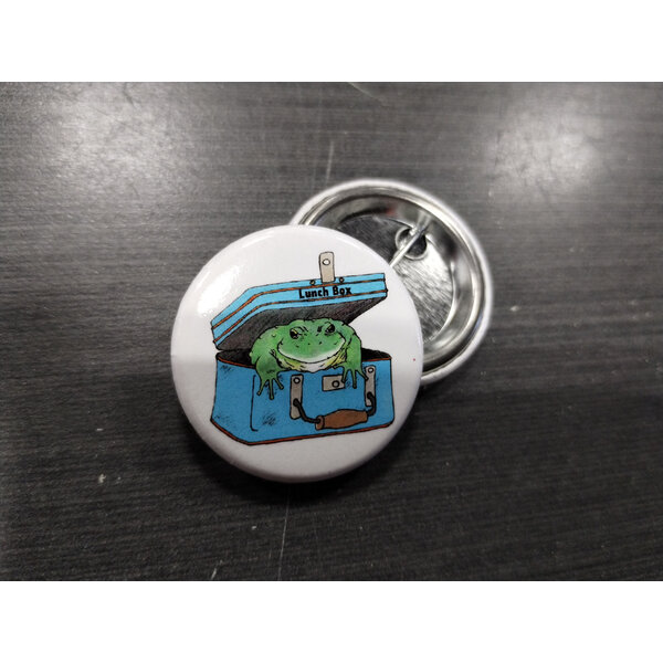 Lunch Box Button Pin