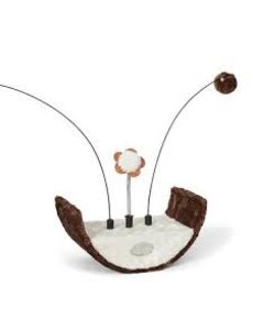Bud'z BudZ Cradle Shaped Cat toy With PomPom