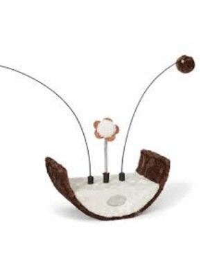 Bud'z BudZ Cradle Shaped Cat toy With PomPom