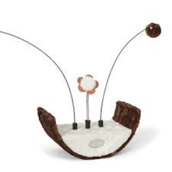 Bud'z BudZ Cradle Shaped Cat toy With PomPom