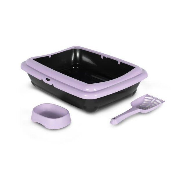 Bergamo Birba litter Pan Starter Kit Lilac