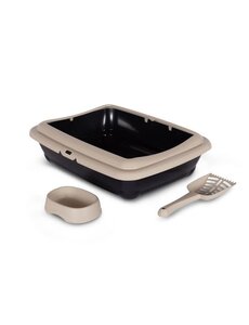  Bergamo Birba litter Pan Starter Kit Mocaccino