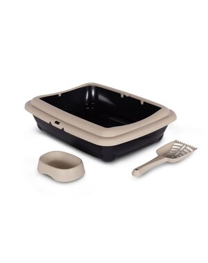  Bergamo Birba litter Pan Starter Kit Mocaccino