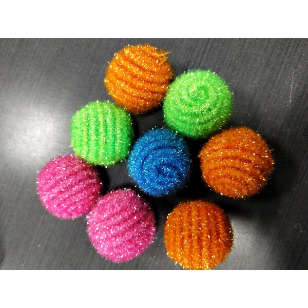 Burgham Cat Toys Burgham Glitter Ball 1.5"