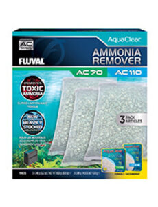 Fluval Fluval Ammonia Remover for AquaClear AC70/AC110, 36.6 oz / 1038 g, 3-Pack