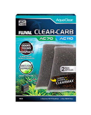Fluval Fluval Clear-Carb for AquaClear AC70/AC110 Power Filter, 10.8 oz / 310 g, 2-Pack