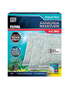 Fluval Fluval Ammonia Remover for AquaClear AC50 Power Filter, 15 oz / 429 g, 3-Pack