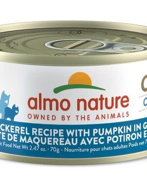 Almo Nature Almo Nature HSQ Nature Complete Mackerel With Pumpkin  in Gravy 70 g