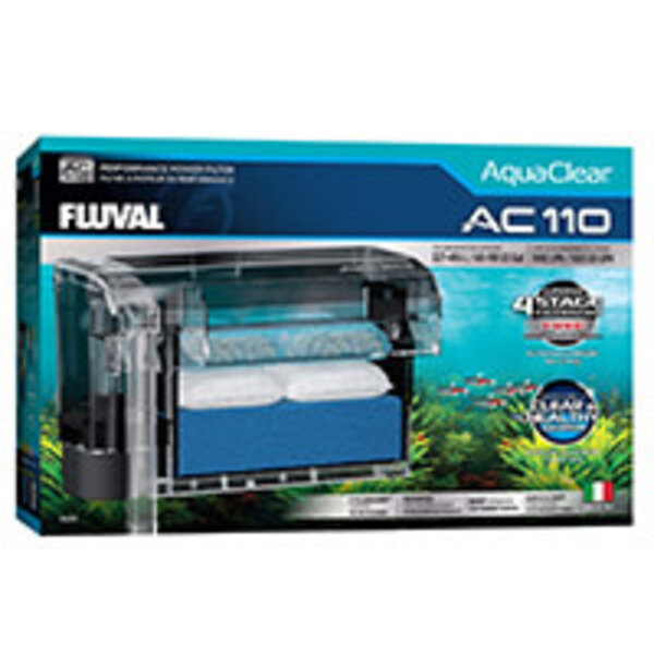 Fluval AquaClear AC110 Power Filter, 60-110 US Gal / 227-416 L