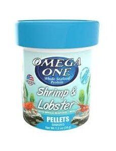 Omega One Omega One Shrimp and Lobster pellets 1.2 oz