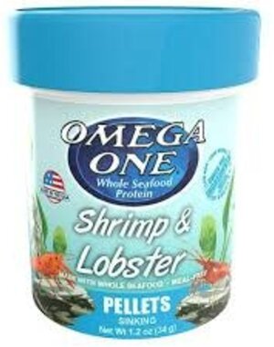 Omega One Omega One Shrimp and Lobster pellets 1.2 oz