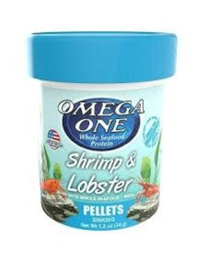 Omega One Omega One Shrimp and Lobster pellets 1.2 oz