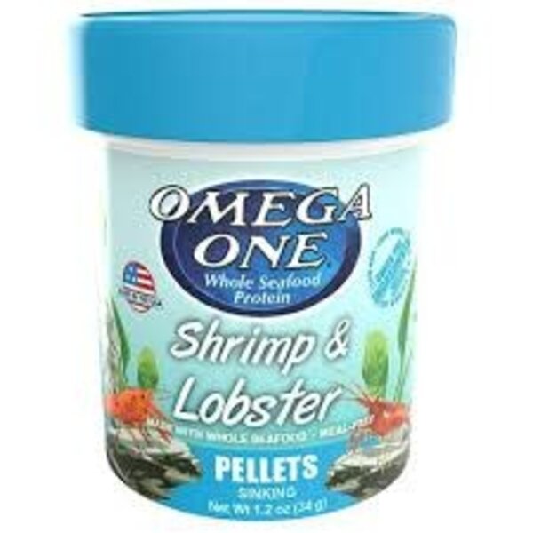 Omega One Omega One Shrimp and Lobster pellets 1.2 oz