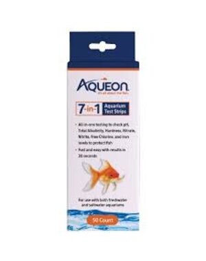 Aqueon Aquaeon 7 in 1 Aquarium Test Strips 50 count