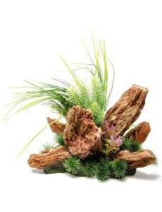 PENN-PLAX INC Penn- Plax  Insta-Aquascapes Under Water Oasis Red Rock Scape