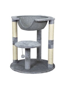 Bud'z Budz 2 Level Cat Tree with suspended Bed Grey