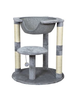 Bud'z Budz 2 Level Cat Tree with suspended Bed Grey