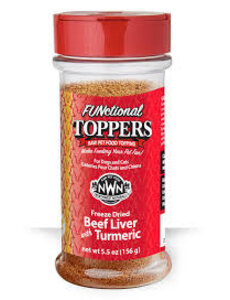  NW Naturals Functional Topper Freeze Dried Beef Liver With Tumeric 4oz