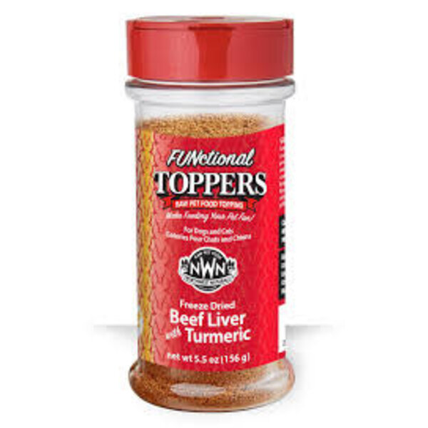 NW Naturals Functional Topper Freeze Dried Beef Liver With Tumeric 4oz