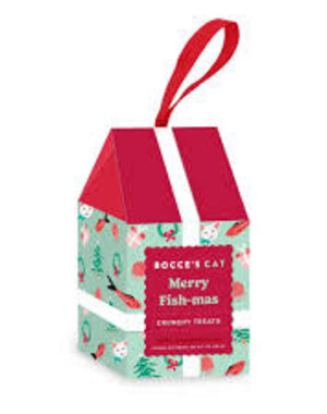 Bocce's Bocce's Merry Fishmas Salmon & Seaweed Cat Treat 1 oz