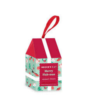 Bocce's Bocce's Merry Fishmas Salmon & Seaweed Cat Treat 1 oz