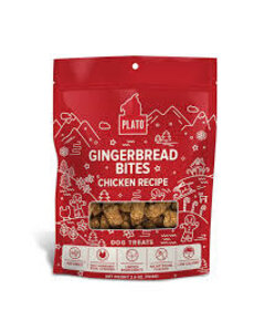 Plato Pet Treats Plato Gingerbread Bites Chicken Recipe 2.5oz