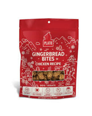 Plato Pet Treats Plato Gingerbread Bites Chicken Recipe 2.5oz