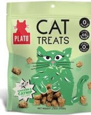 Plato Pet Treats Plato Cat Treats Chicken & Catnip Recipe 2.5oz