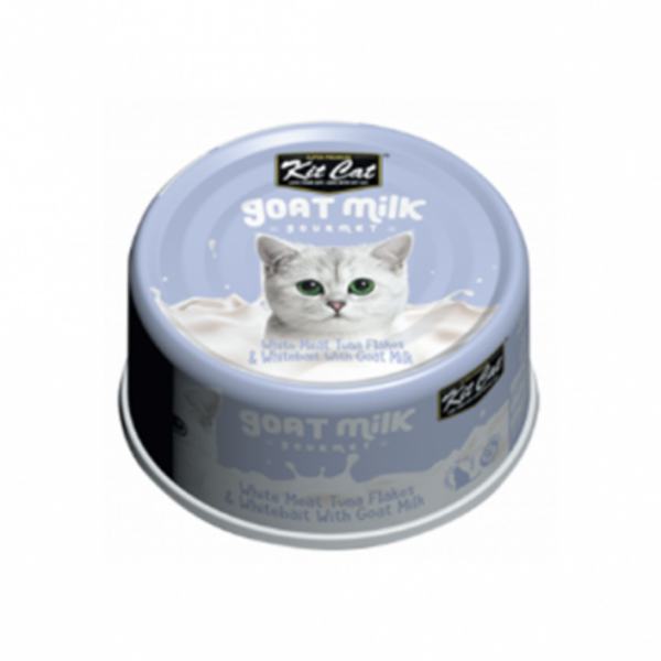 Kit Cat Kit-Cat Goat Milk White Meat Tuna & Whitebait 70g