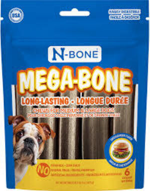  NPIC  N-Bone Mega-Bone Cheeseburger 6pk 476g