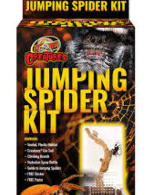 Zoo Med Laboratories Zoo Med Creatures Jumping Spider Kit 3 inch x 3 inch x 6 inch