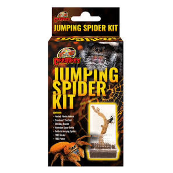 Zoo Med Laboratories Zoo Med Creatures Jumping Spider Kit 3 inch x 3 inch x 6 inch