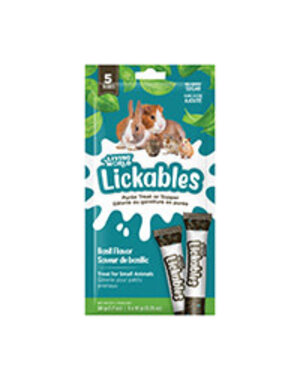 Living World Living World Lickables Basil Flavour 5x 10g