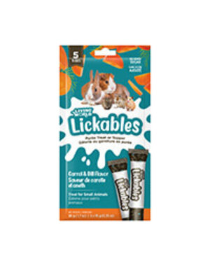 Living World Living World Lickables Carrot & Dill  Flavour 5x 10g