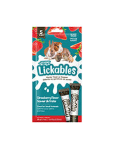 Living World Living World Lickables Strawberry Flavour 5x 10g