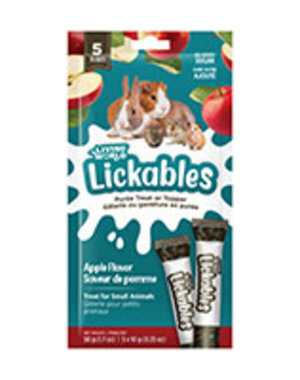 Living World Living World Lickables Apple Flavour 5x 10g
